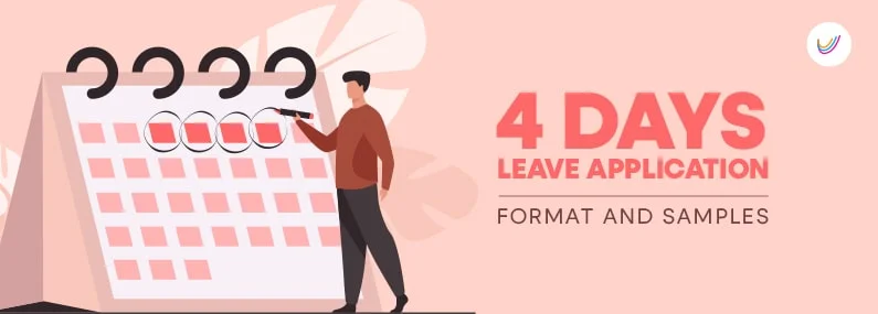 4 Days Leave Application for Office Format