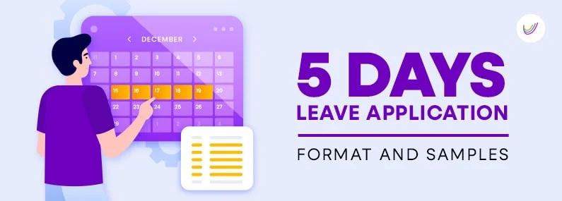 5 Days Leave Application for Office Example