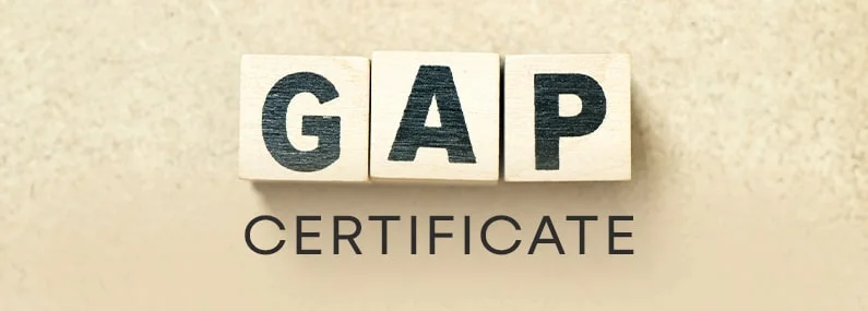 What is a Gap Certificate